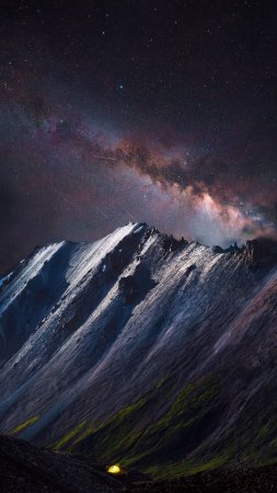 Млечный путь в непале скачать фон 1424 x 2532
