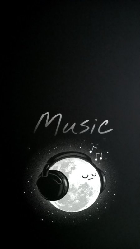 Music moon скачать фон 1080 x 1920