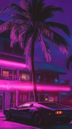 Cyberpunk мотель сансет