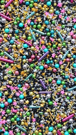 Rainbow sprinkles скачать фон 720 x 1280