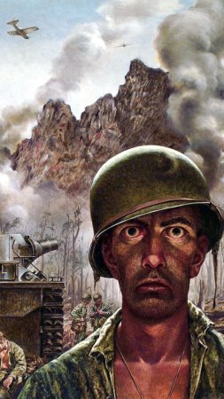 Thousand yard stare скачать фон 720 x 1280