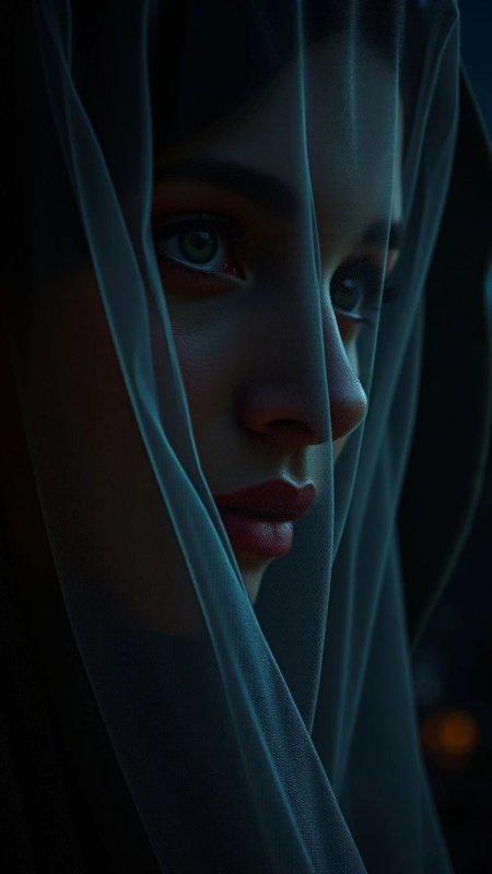 Женский портрет скачать фон 1080 x 1920