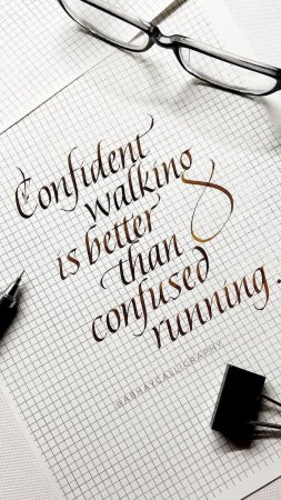 Copperplate calligraphy скачать фон 1080 x 1920