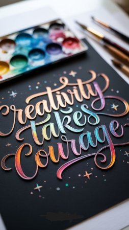 Hand lettering art скачать фон 1080 x 1920