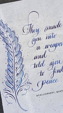 Calligraphy writing скачать фон 1080 x 1920