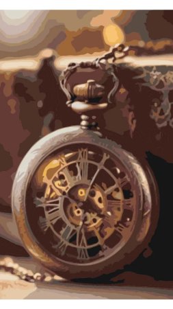 Старинные карманные часы скачать фон 720 x 1280