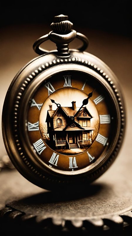 Vintage clock скачать фон 1080 x 1920
