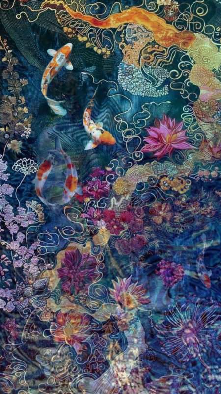 Японское искусство скачать фон 1080 x 1920