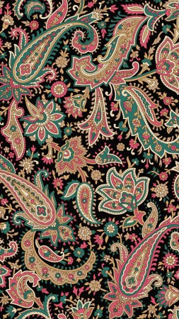 Paisley pattern скачать фон 2160 x 3840