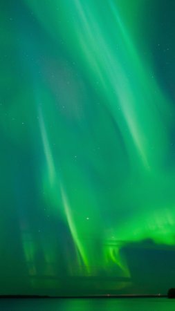 Light aurora borealis