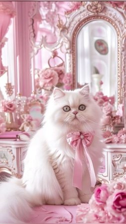 Розовые коты