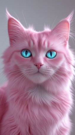 Розовые коты