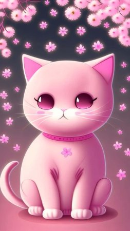 Pink cat