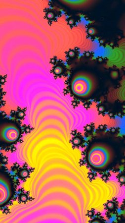 Mandelbrot fractal скачать фон 1424 x 2532