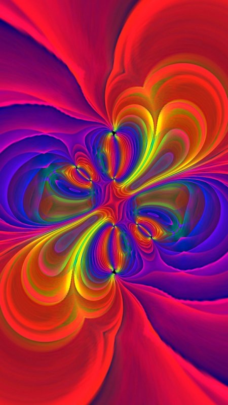 Разноцветная абстракция скачать фон 1080 x 1920