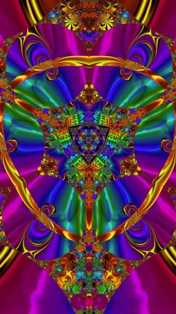 Фрактальное искусство скачать фон 1424 x 2532