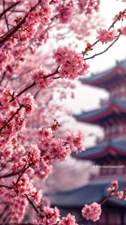 Cherry blossoms скачать фон 1080 x 1920