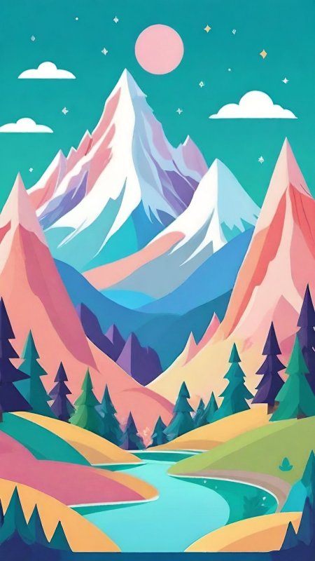 Иллюстрация горы