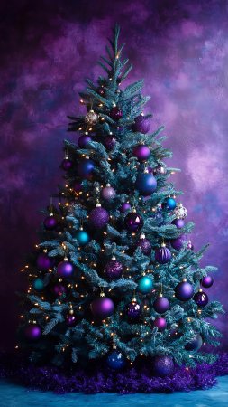 Новогодней елки скачать фон 2160 x 3840