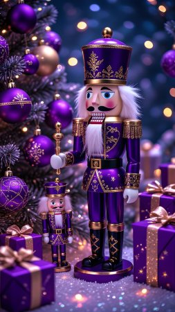 Nutcracker christmas скачать фон 1080 x 1920