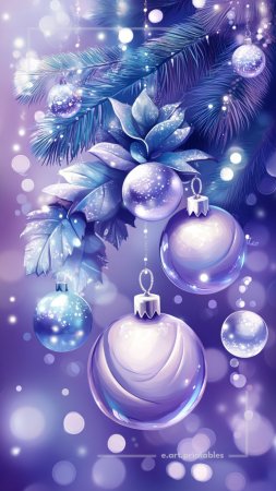 Новогодняя открытка скачать фон 1080 x 1920