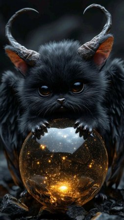 Сказочное существо скачать фон 1080 x 1920