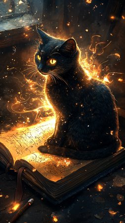 Волшебные книги скачать фон 1080 x 1920