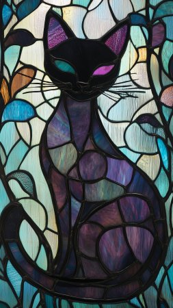 Stained glass скачать фон 2160 x 3840