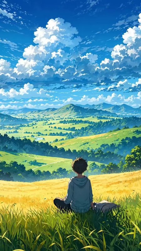 Anime scenery wallpaper