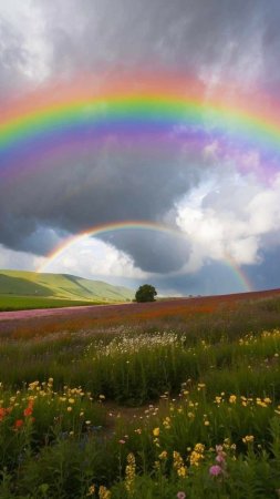 Радуга для фотографии природы