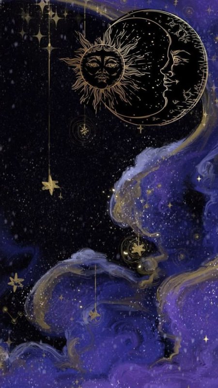 Sun moon and star