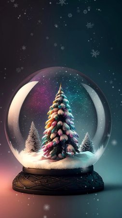 Новогодние обои скачать фон 1080 x 1920