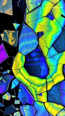 Stained glass art скачать фон 2160 x 3840