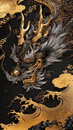 Chinese dragon wallpaper aesthetic скачать фон 2160 x 3840