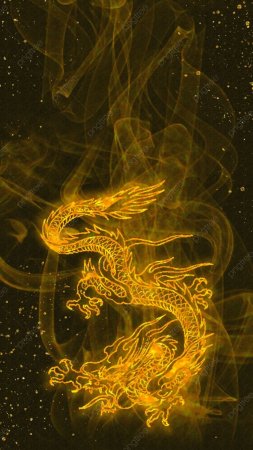 Золотой дракон китай скачать фон 1080 x 1920