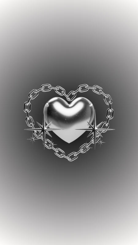 Silver heart