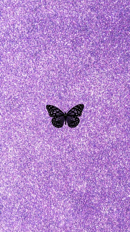 Бабочка фиолетовая скачать фон 1080 x 1920
