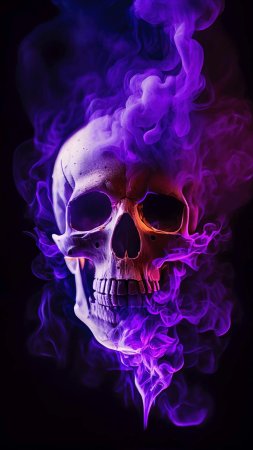 Красивые черепа скачать фон 2160 x 3840