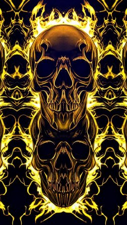 Черепа фон скачать фон 1080 x 1920