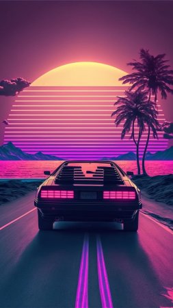 Synthwave retrowave