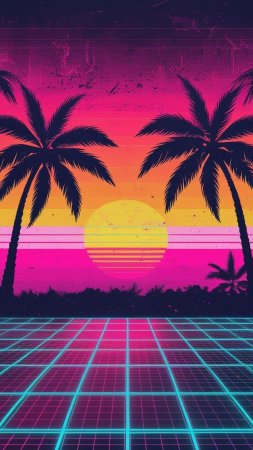 Synthwave vaporwave