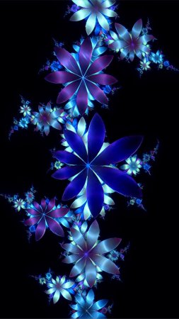 Цветы яркие вертикальные скачать фон 1080 x 1920