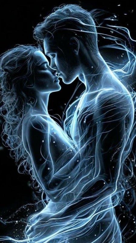 Twin flame art скачать фон 1080 x 1920