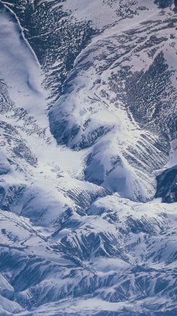 Snow covered mountains