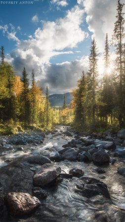 Кольский полуостров хибины осень