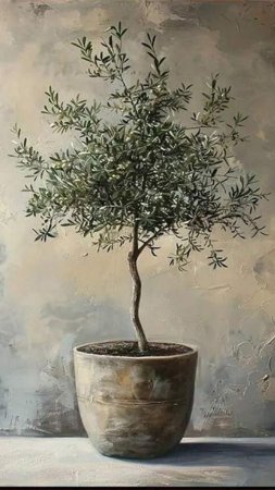 Olive tree скачать фон 1080 x 1920