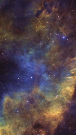 Outer space galaxy