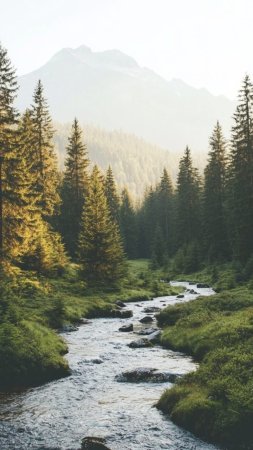 Пейзажи лес