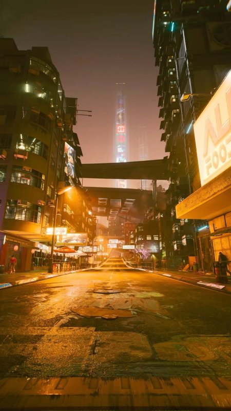 Cyberpunk night city