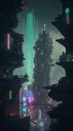 Cyberpunk city